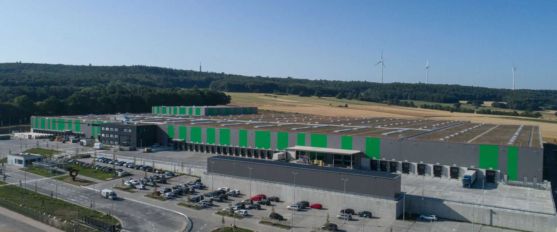 Drohnenaufnahme NORDWEST Handel AG Logistikzentrum Alsfeld