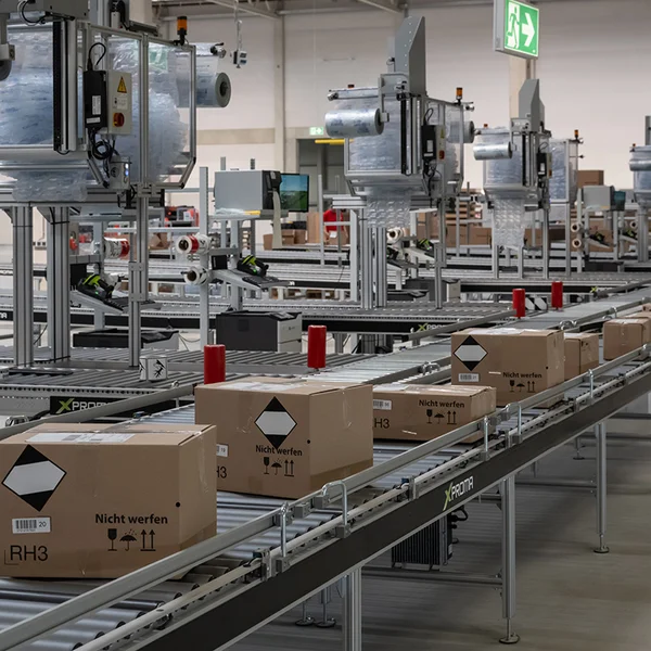Paketlaufband NORDWEST Logistikzentrum Alsfeld