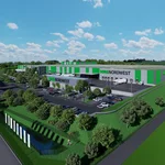 Grafik vom neuen NORDWEST-Zentrallager in Alsfeld 