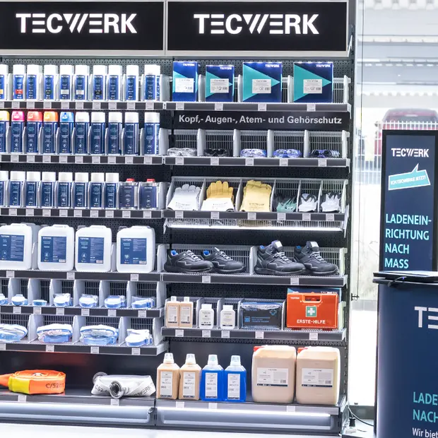 POS-System mit TECWERK-Werkzeugprodukte