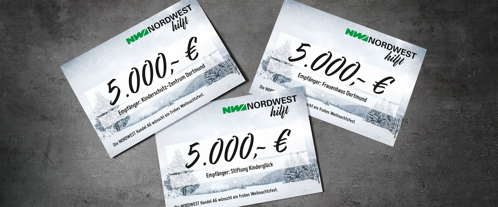 Weihnachtsspende NORDWEST 2021