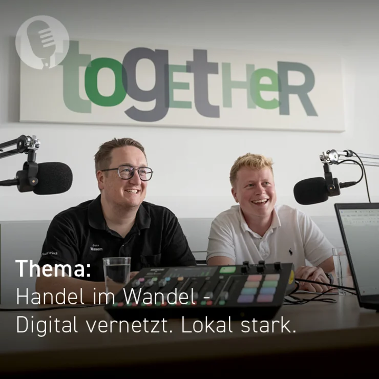 Die Podcast-Folge "Handel im Wandel" mit Jan Wasem und Leonhard Schmidt